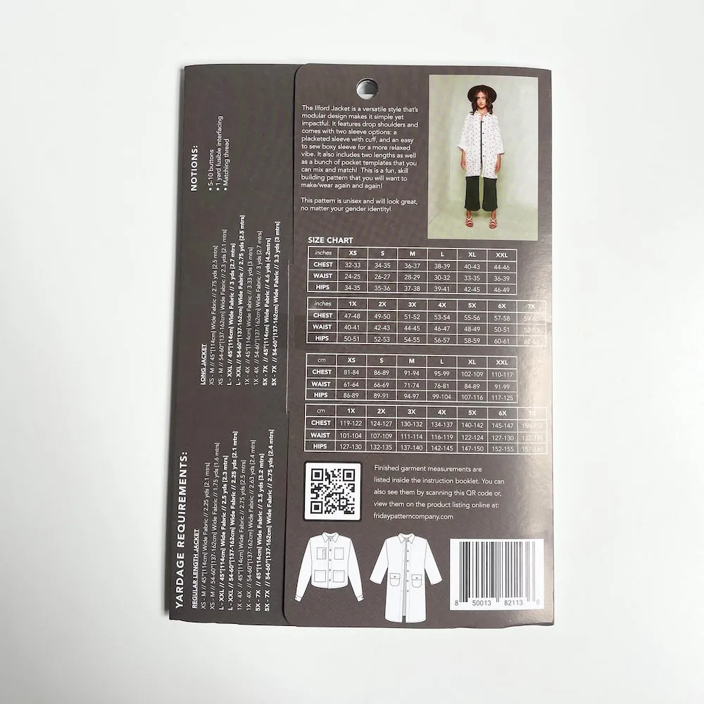 Friday Pattern Company : The Ilford Jacket