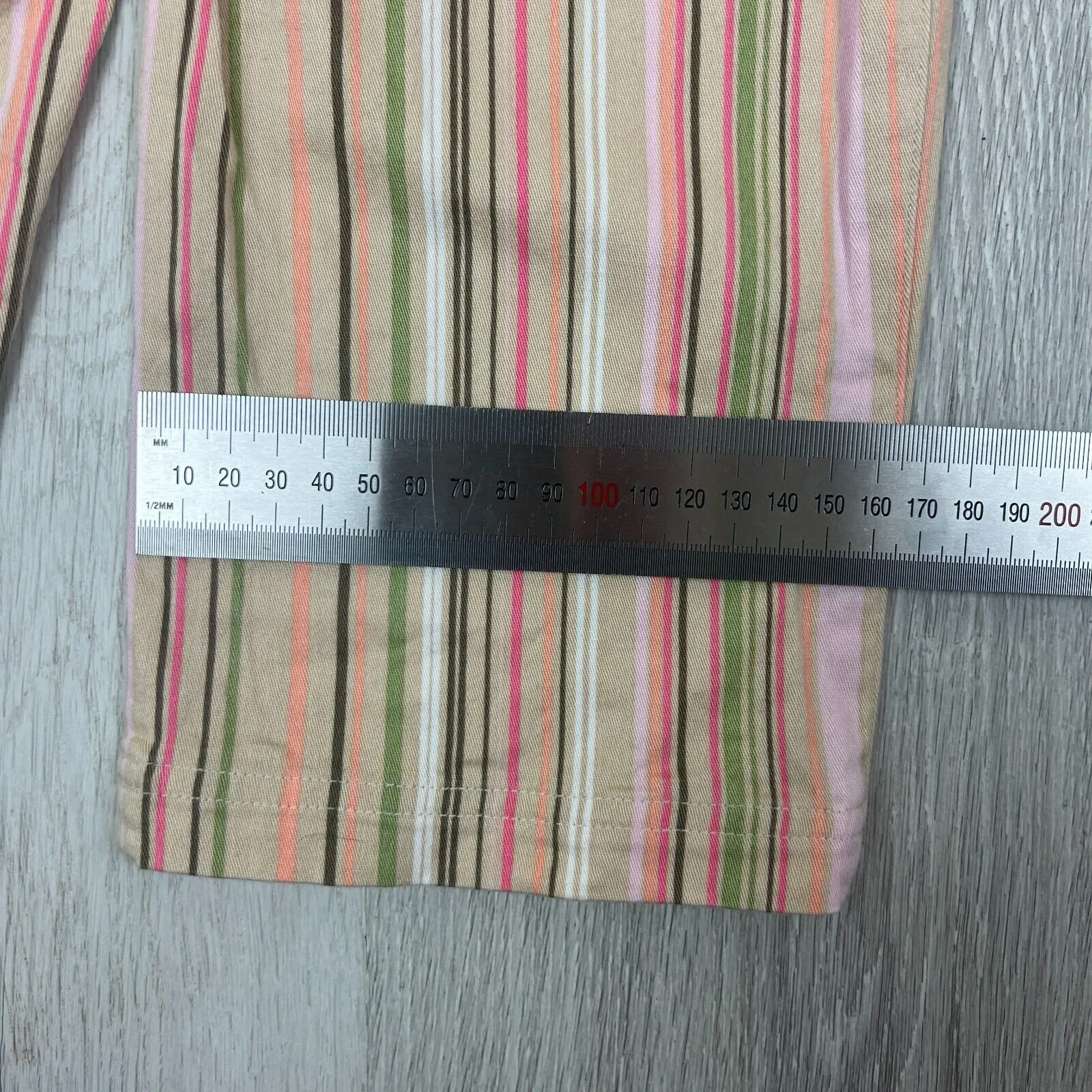 FUN SPIRIT Girls Striped Wide Leg Hippie Pants Size 7 Years