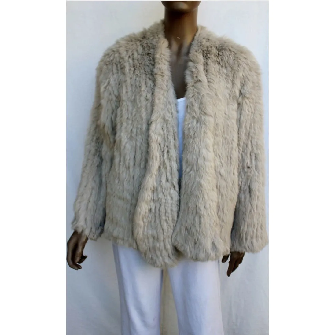 Fur Jacket - Navy