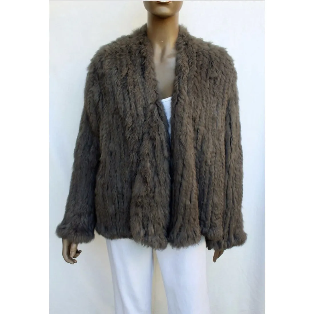 Fur Jacket - Navy