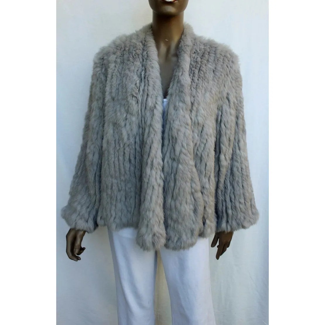 Fur Jacket - Navy