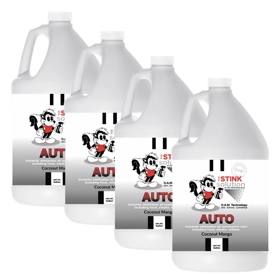 Gallon Refills 4 Pack - Auto Odor Eliminating Spray