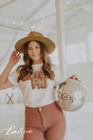 Gamma Phi Beta Retro PR T-shirt