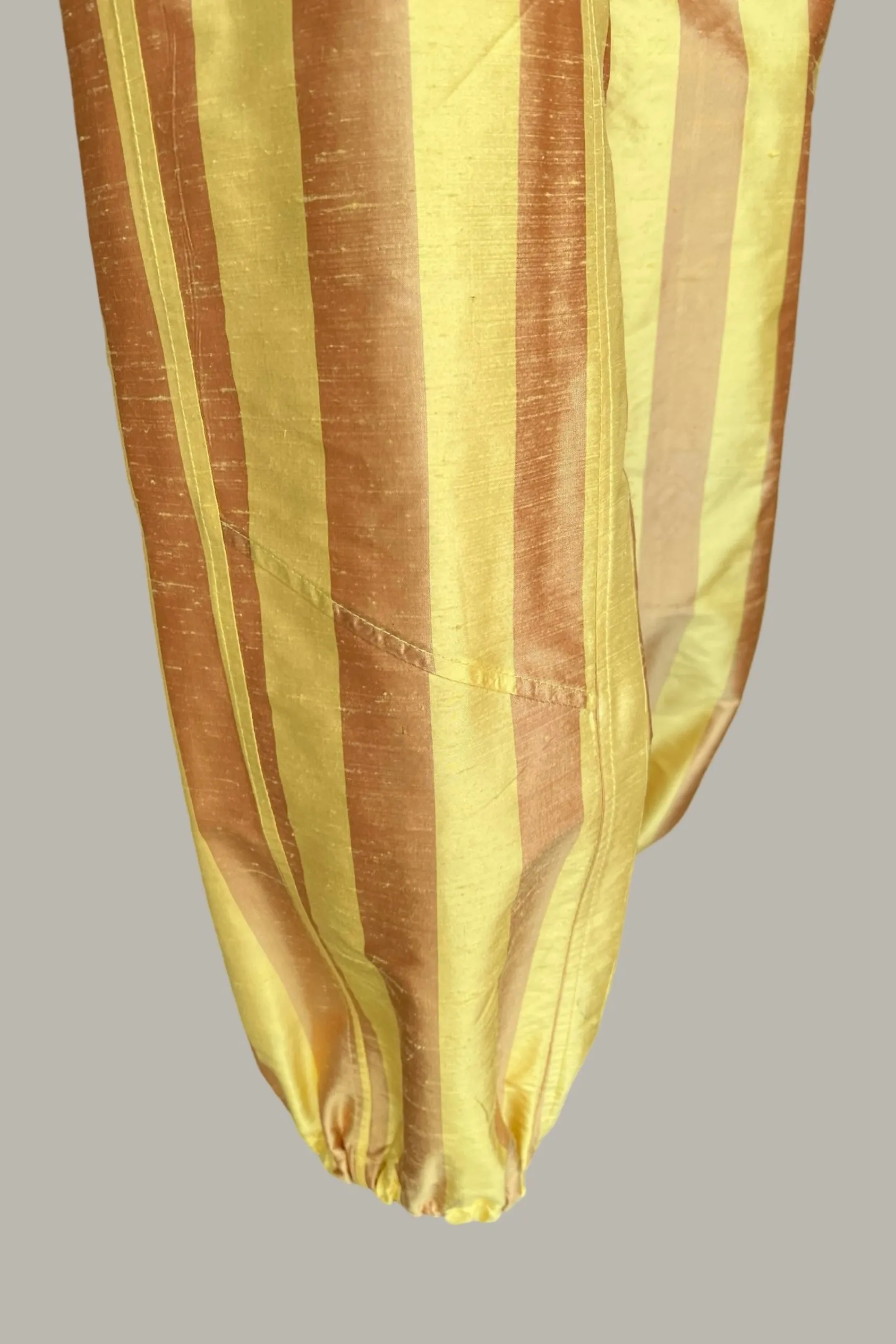 Genie Pant Citron/Butterscotch Silk Stripe