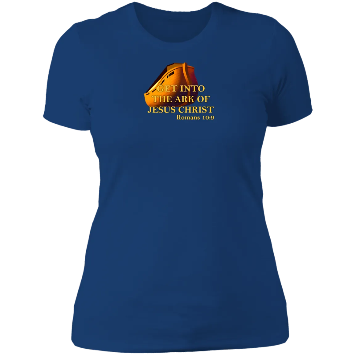 Get Into the Ark of Jesus Christ Ladies Boyfriend Tee Shirt