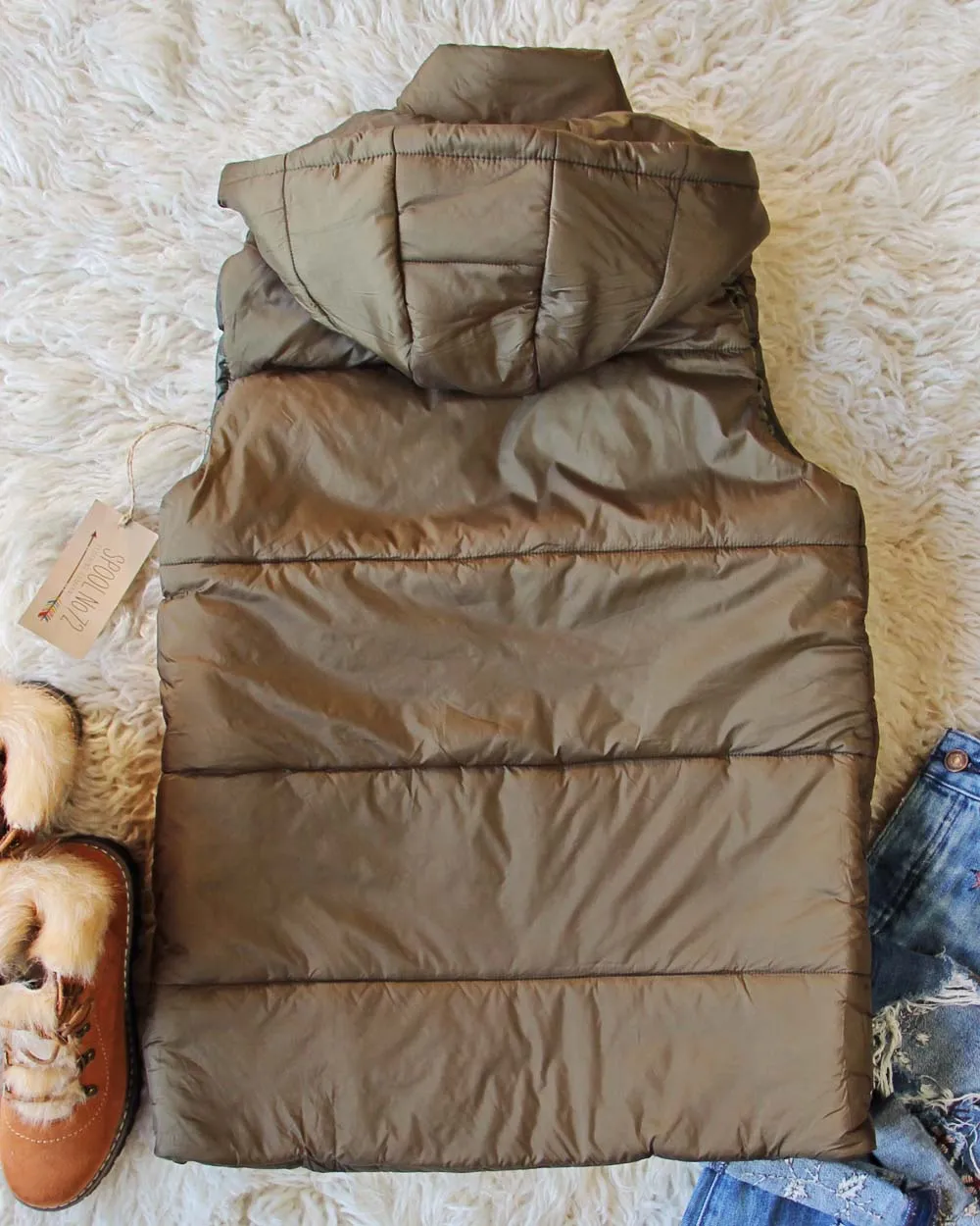Glacier Park Vest in Sage