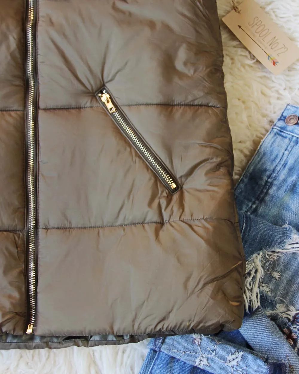Glacier Park Vest in Sage
