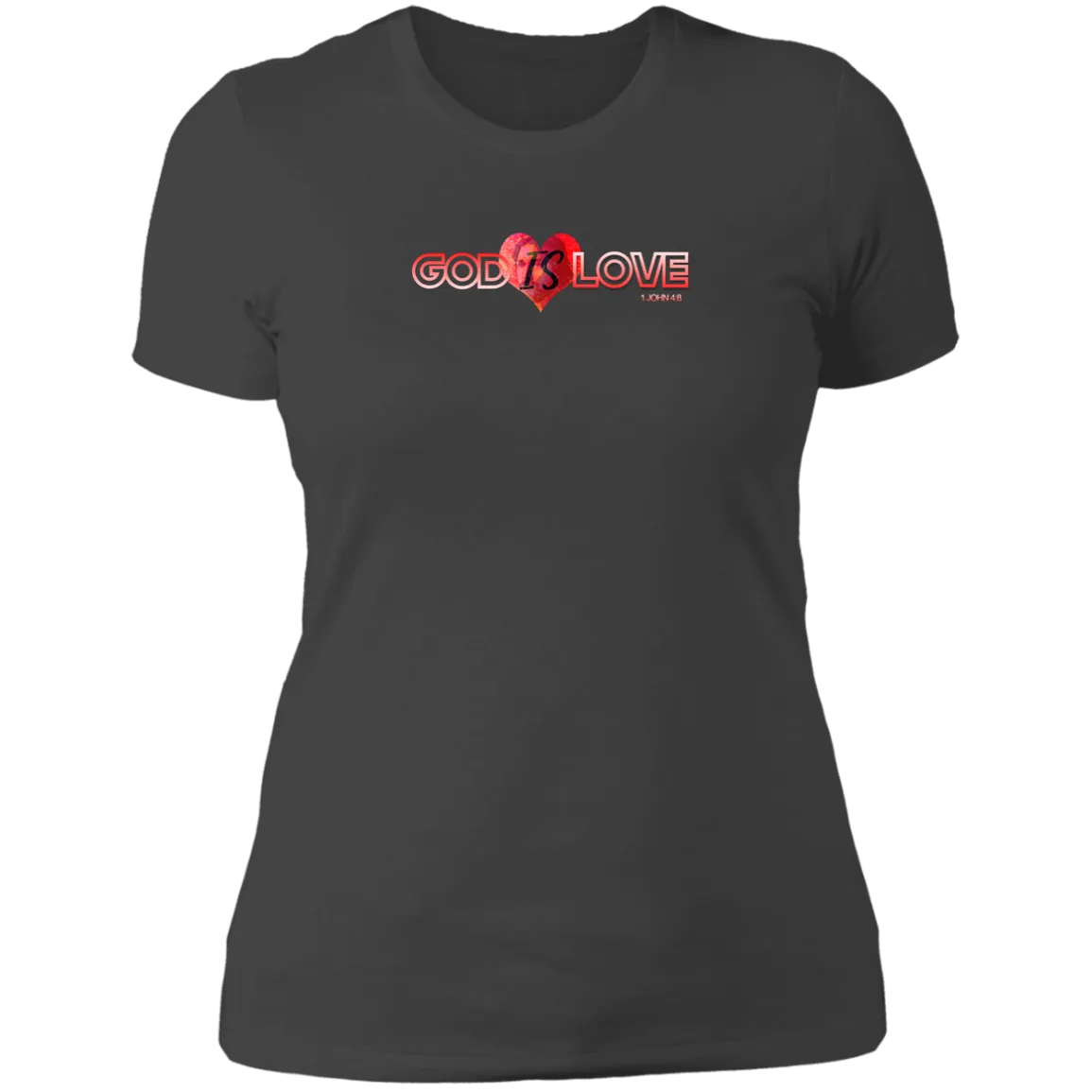 God is Love Ladies Boyfriend Tee