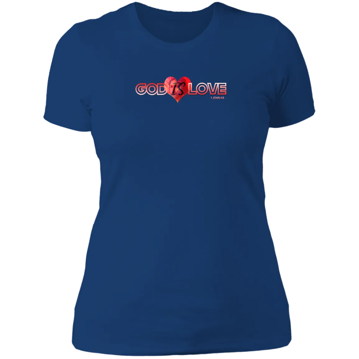 God is Love Ladies Boyfriend Tee