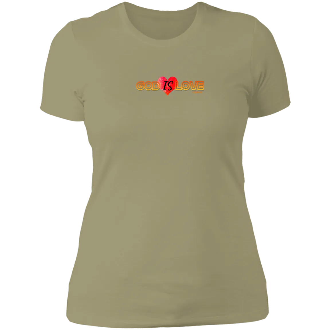 God is Love Ladies Boyfriend Tee