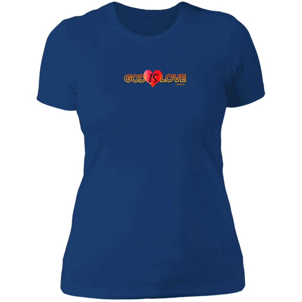God is Love Ladies Boyfriend Tee