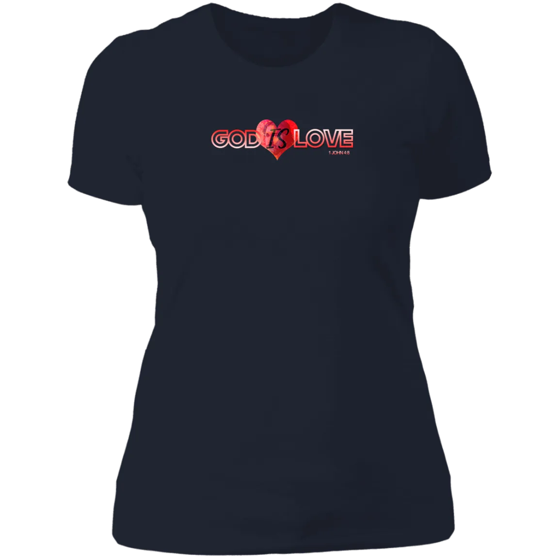 God is Love Ladies Boyfriend Tee