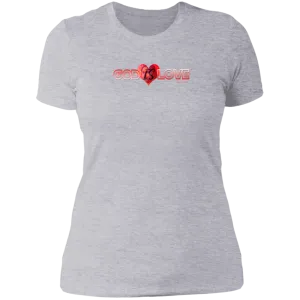 God is Love Ladies Boyfriend Tee