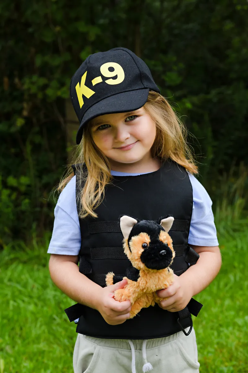 Great Pretenders K9 Unit Police Set, Vest, Hat & Plush Puppy, Size 3-4