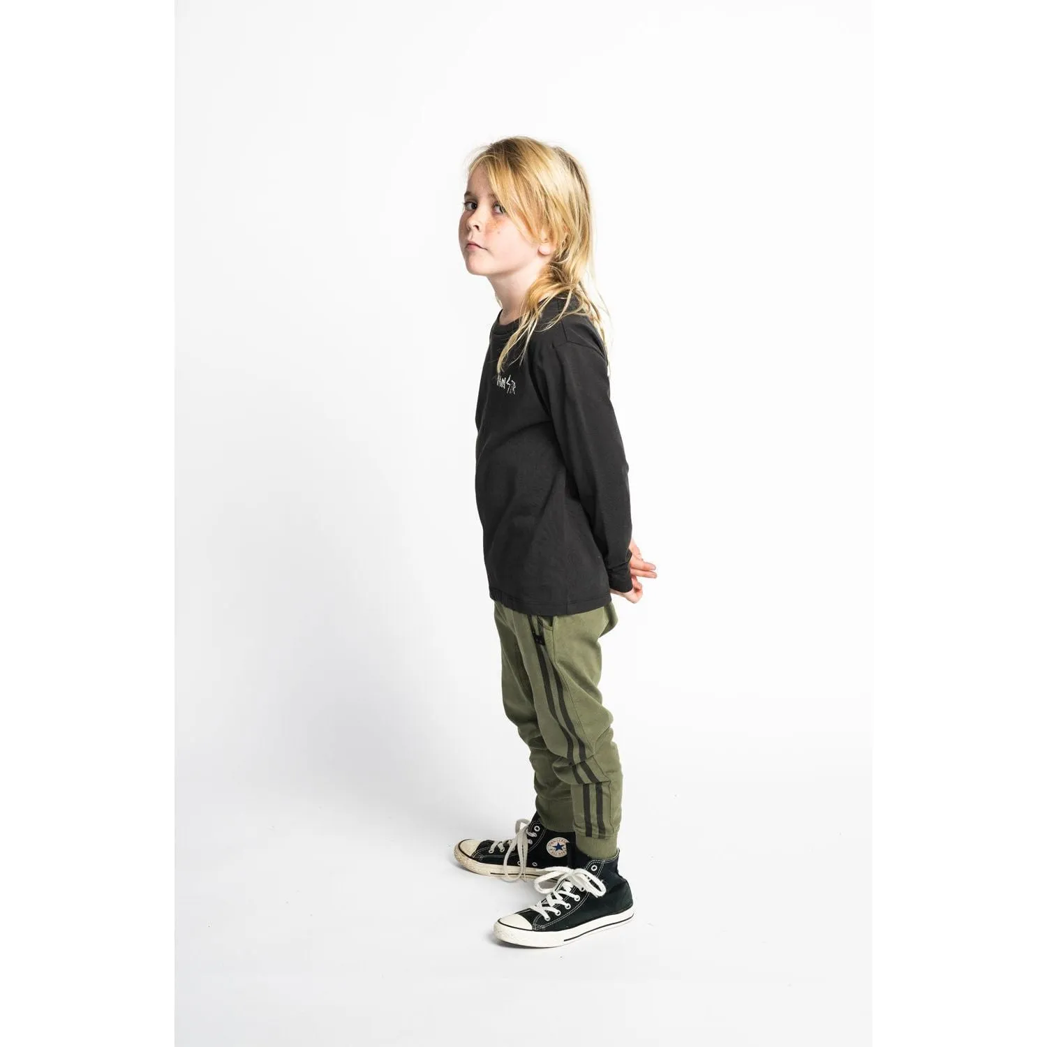 Grinner Ls Tee - Soft Black