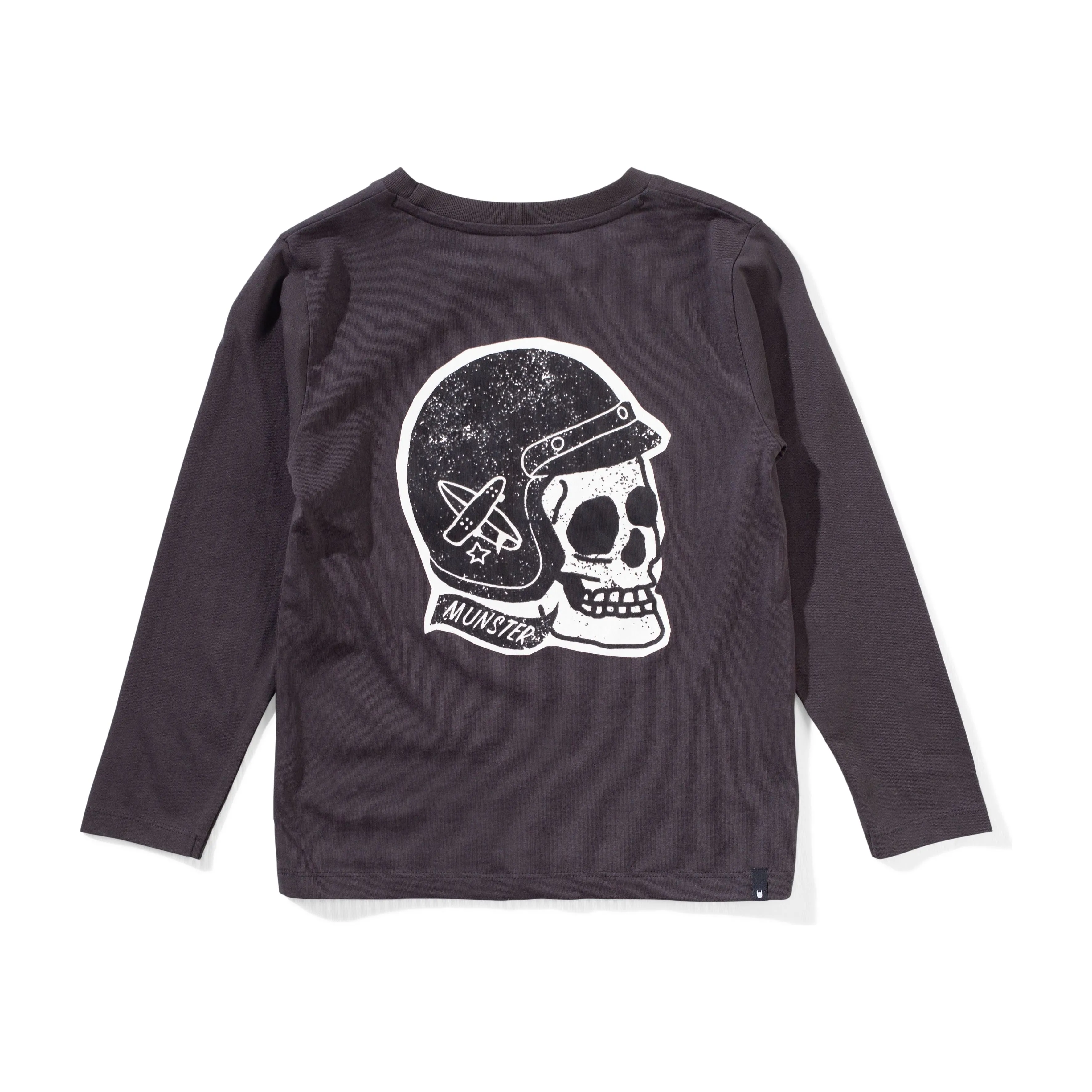 Grinner Ls Tee - Soft Black