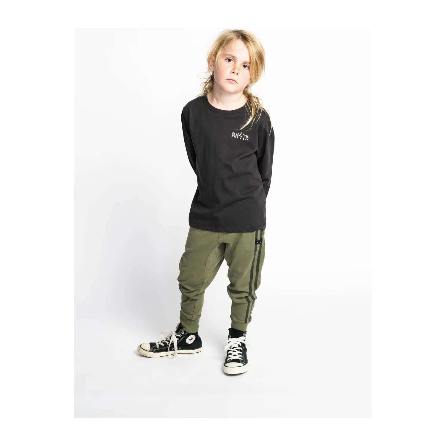 Grinner Ls Tee - Soft Black