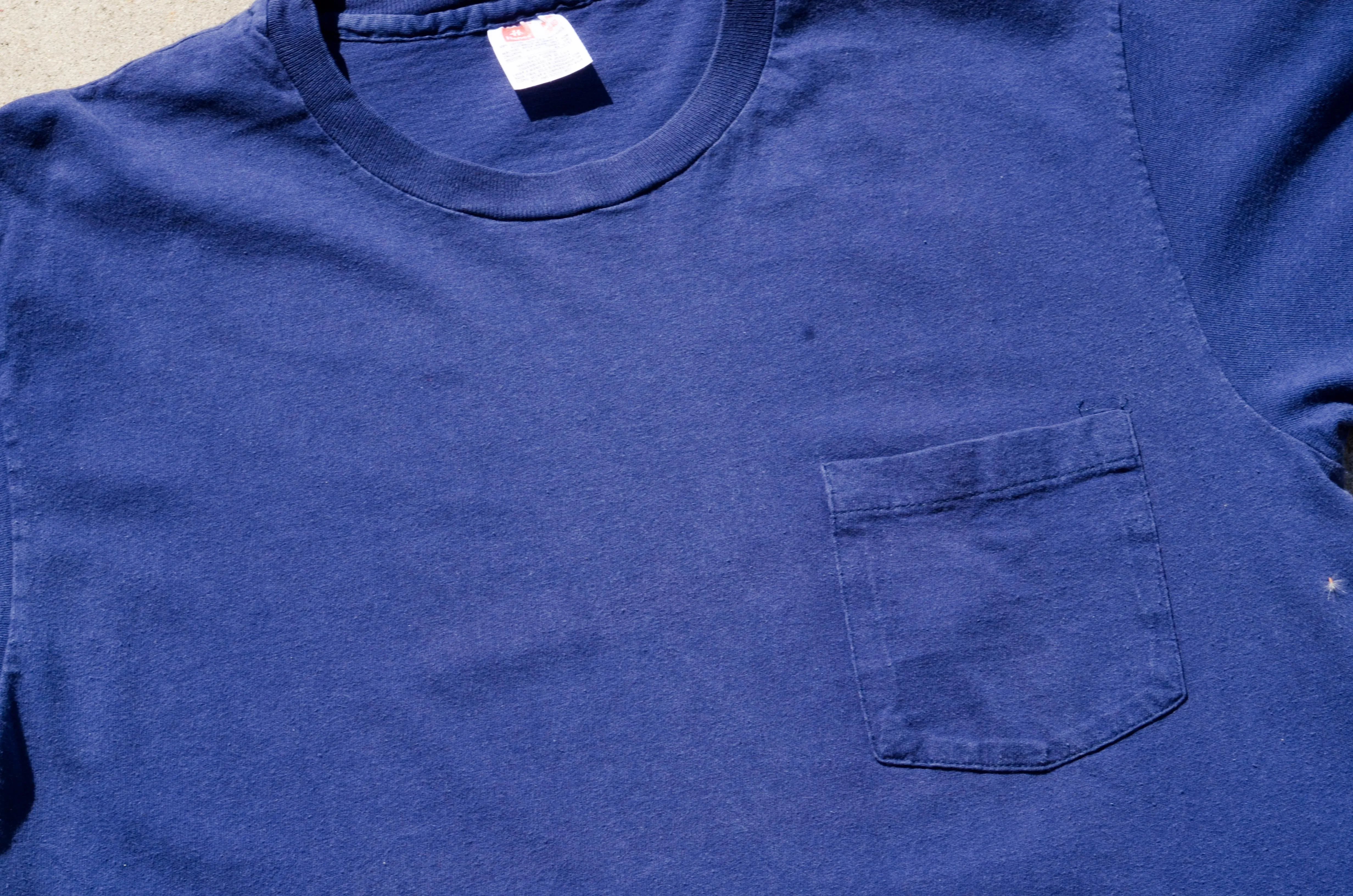 Hanes - All Cotton Pocket Tee Shirt
