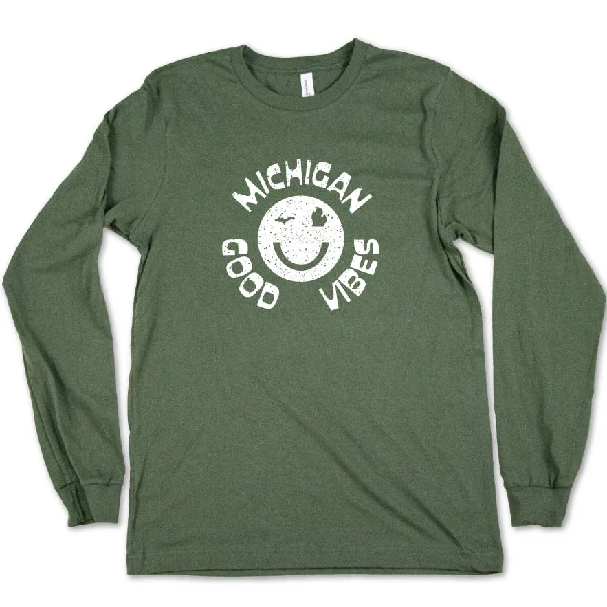 Happy Vibes long sleeve tee