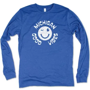 Happy Vibes long sleeve tee