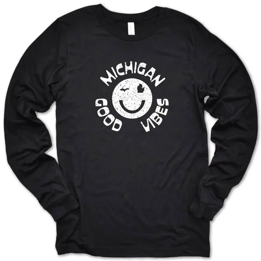 Happy Vibes long sleeve tee