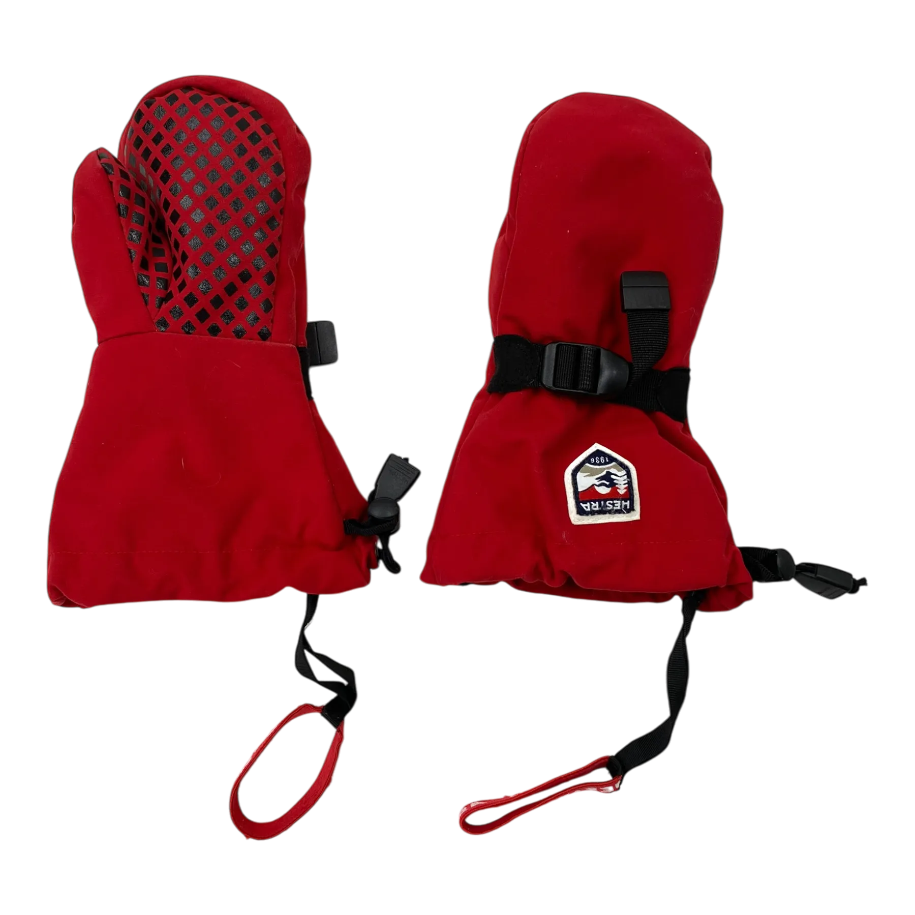 Hestra fjellvotten winter mittens, red | 10-11y