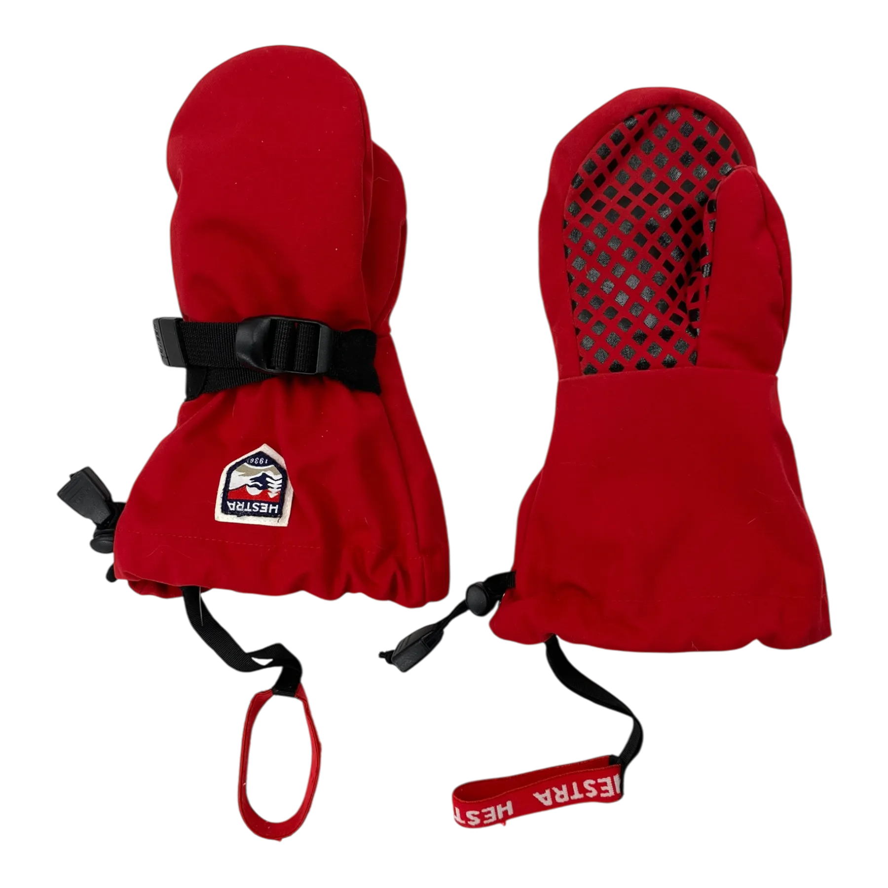 Hestra fjellvotten winter mittens, red | 10-11y