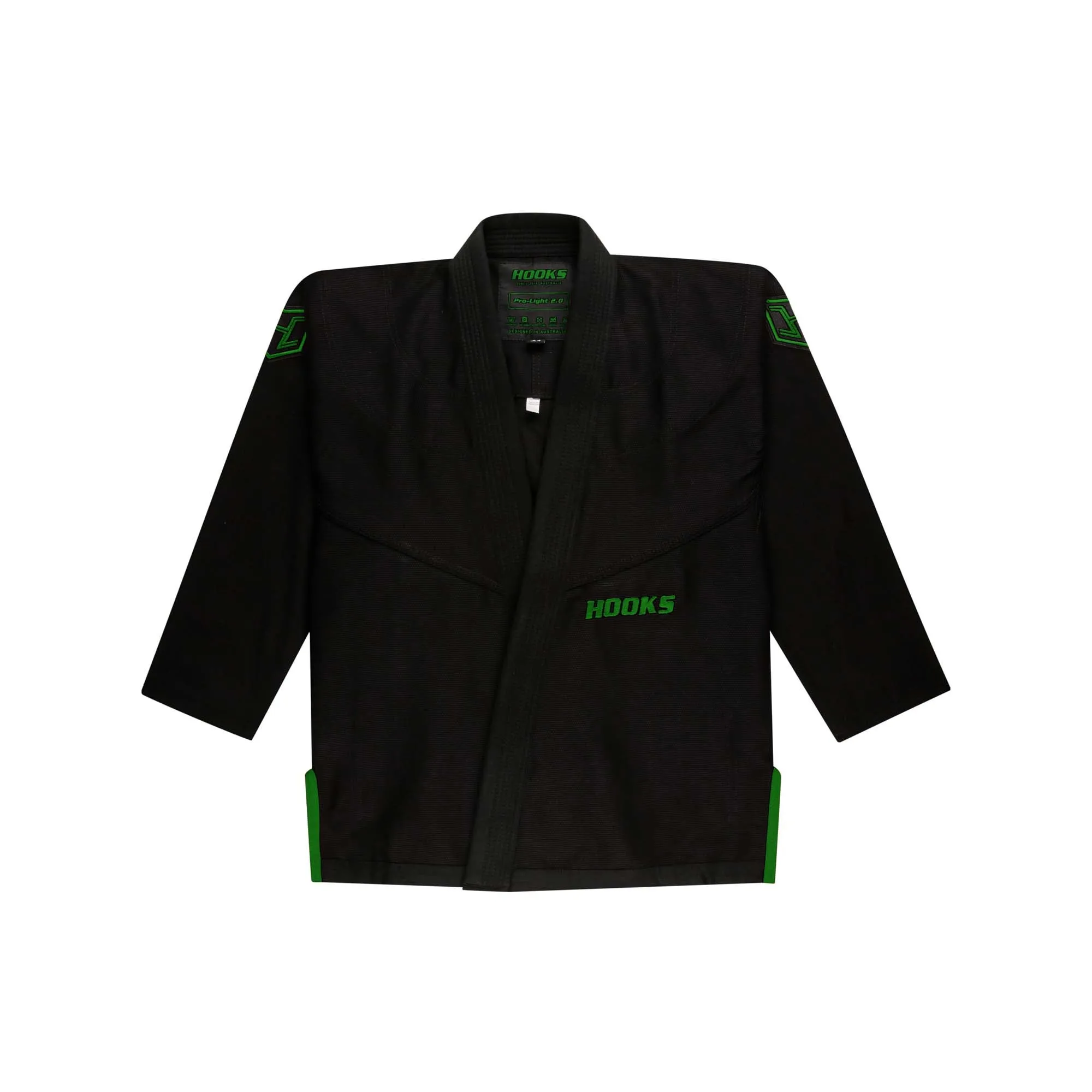 Hooks BJJ GI - Kids Prolight  - Black Goblin includes White Belt