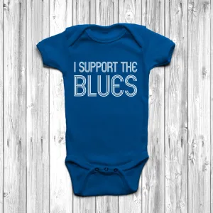 I Support The Blues Baby Grow