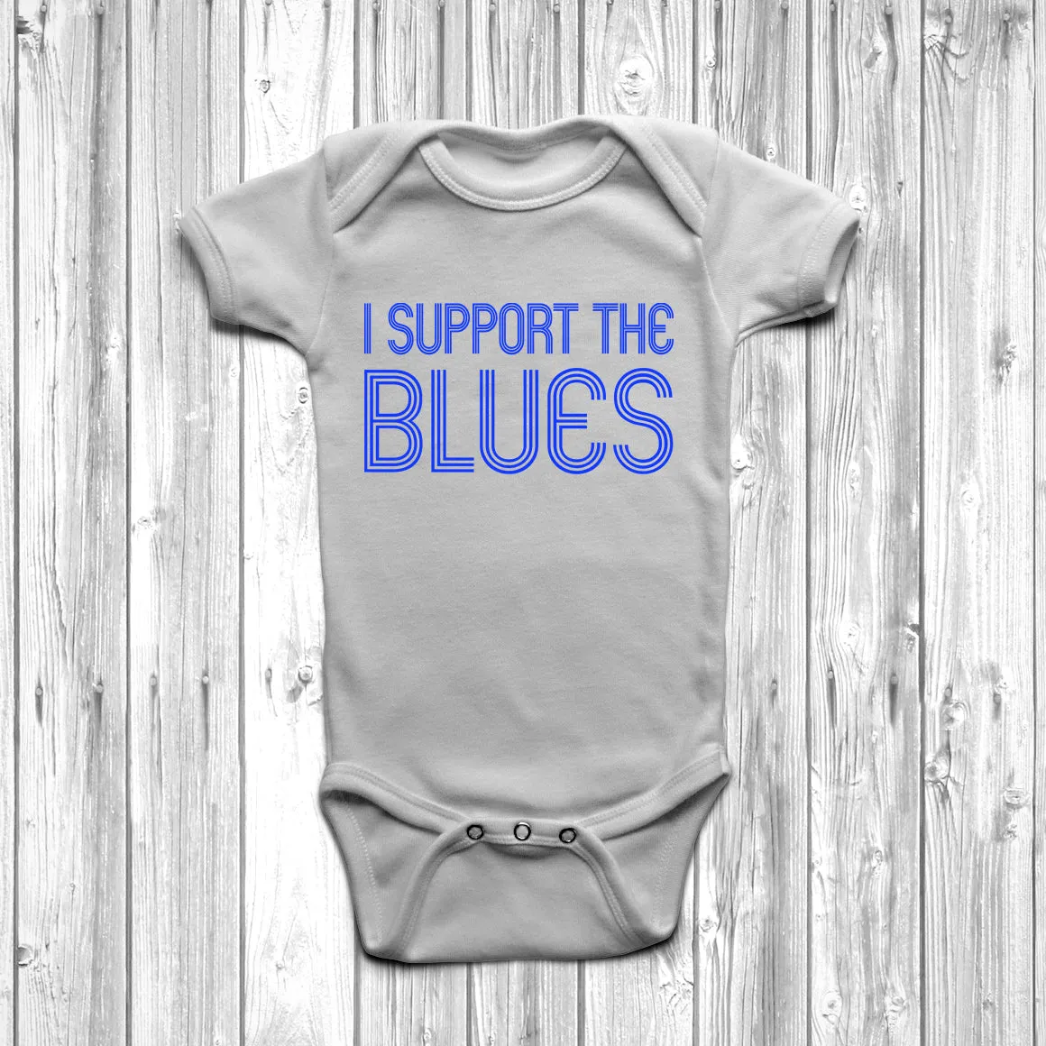 I Support The Blues Baby Grow