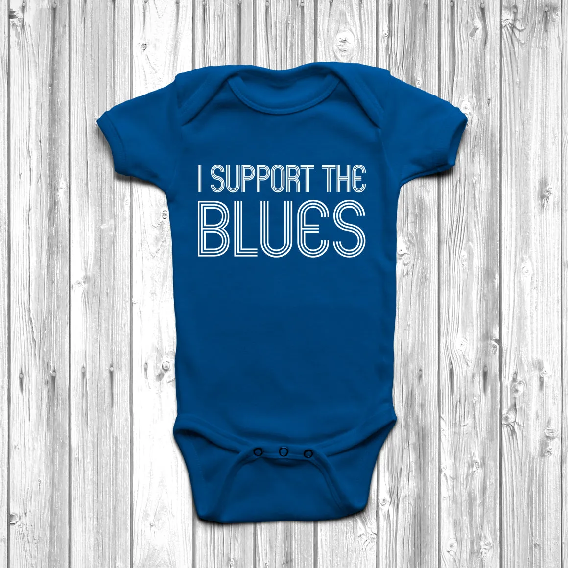 I Support The Blues Baby Grow