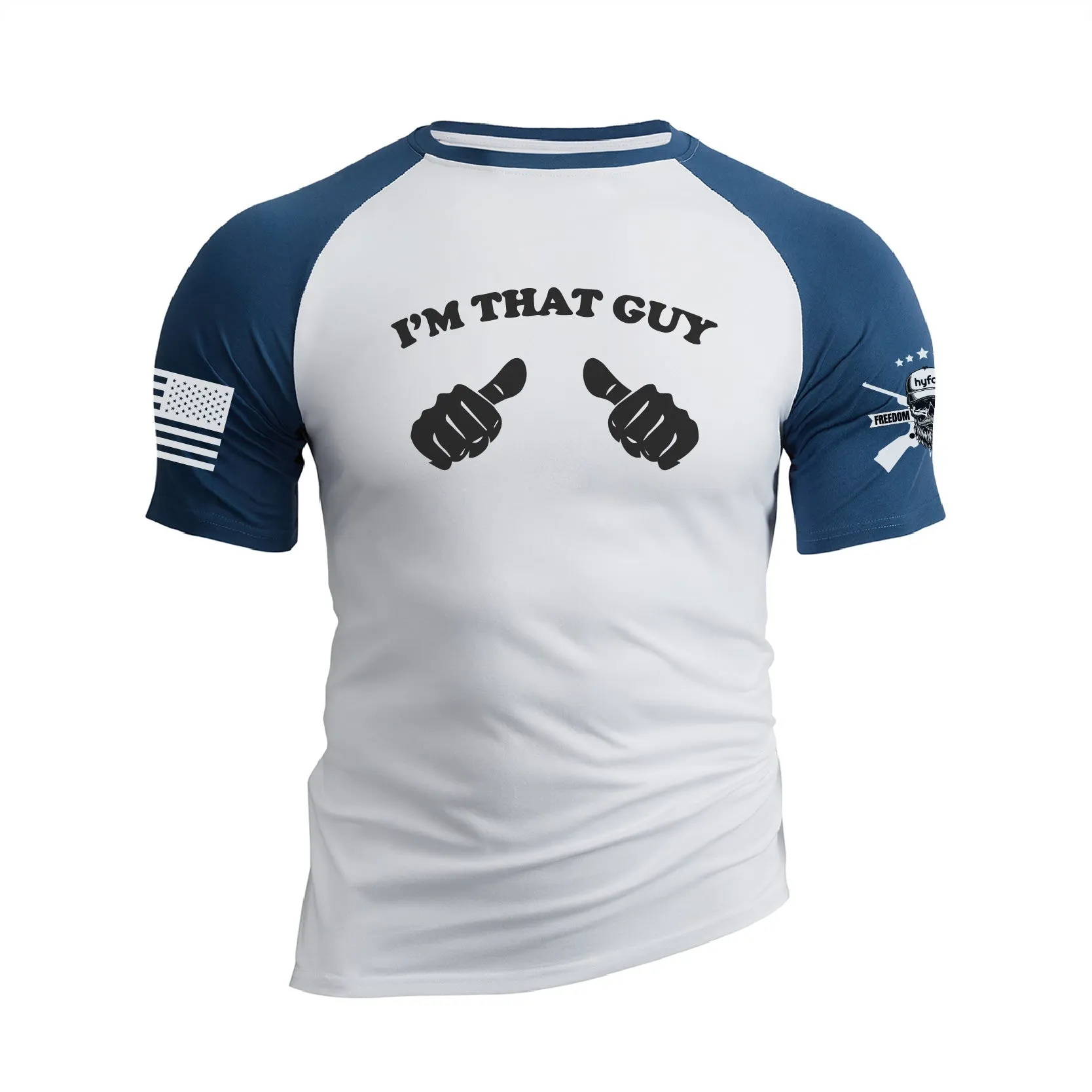 I'M THAT GUY RAGLAN GRAPHIC TEE