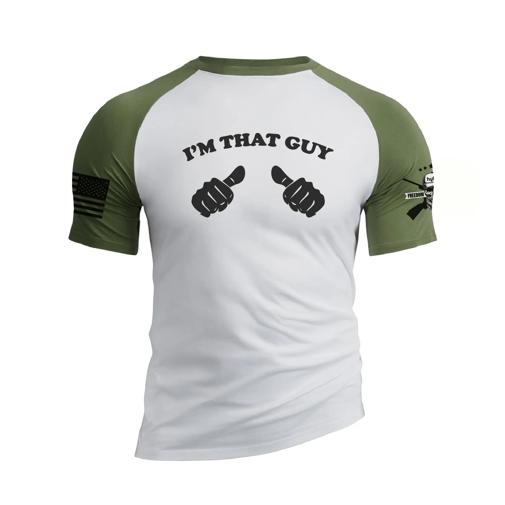I'M THAT GUY RAGLAN GRAPHIC TEE