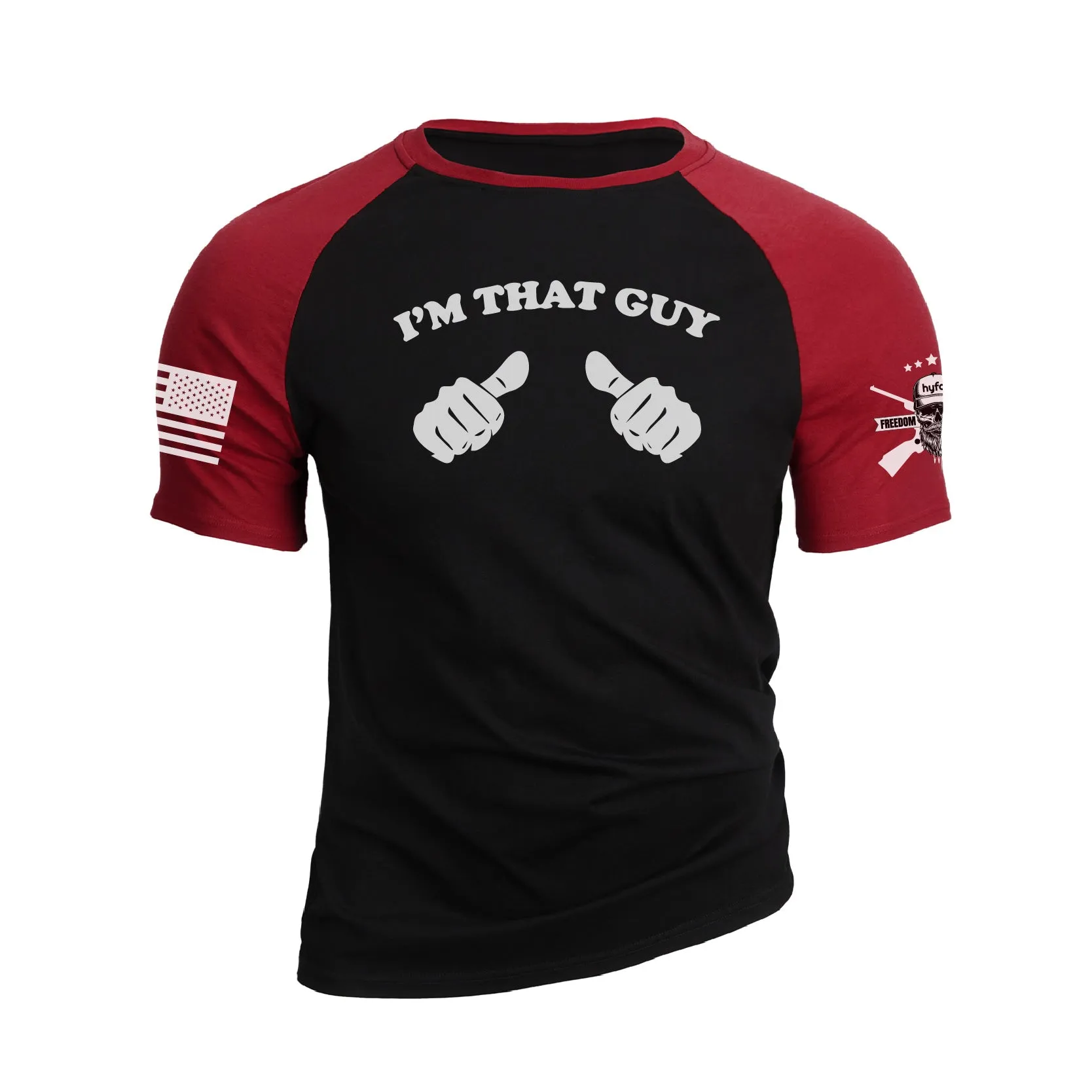 I'M THAT GUY RAGLAN GRAPHIC TEE