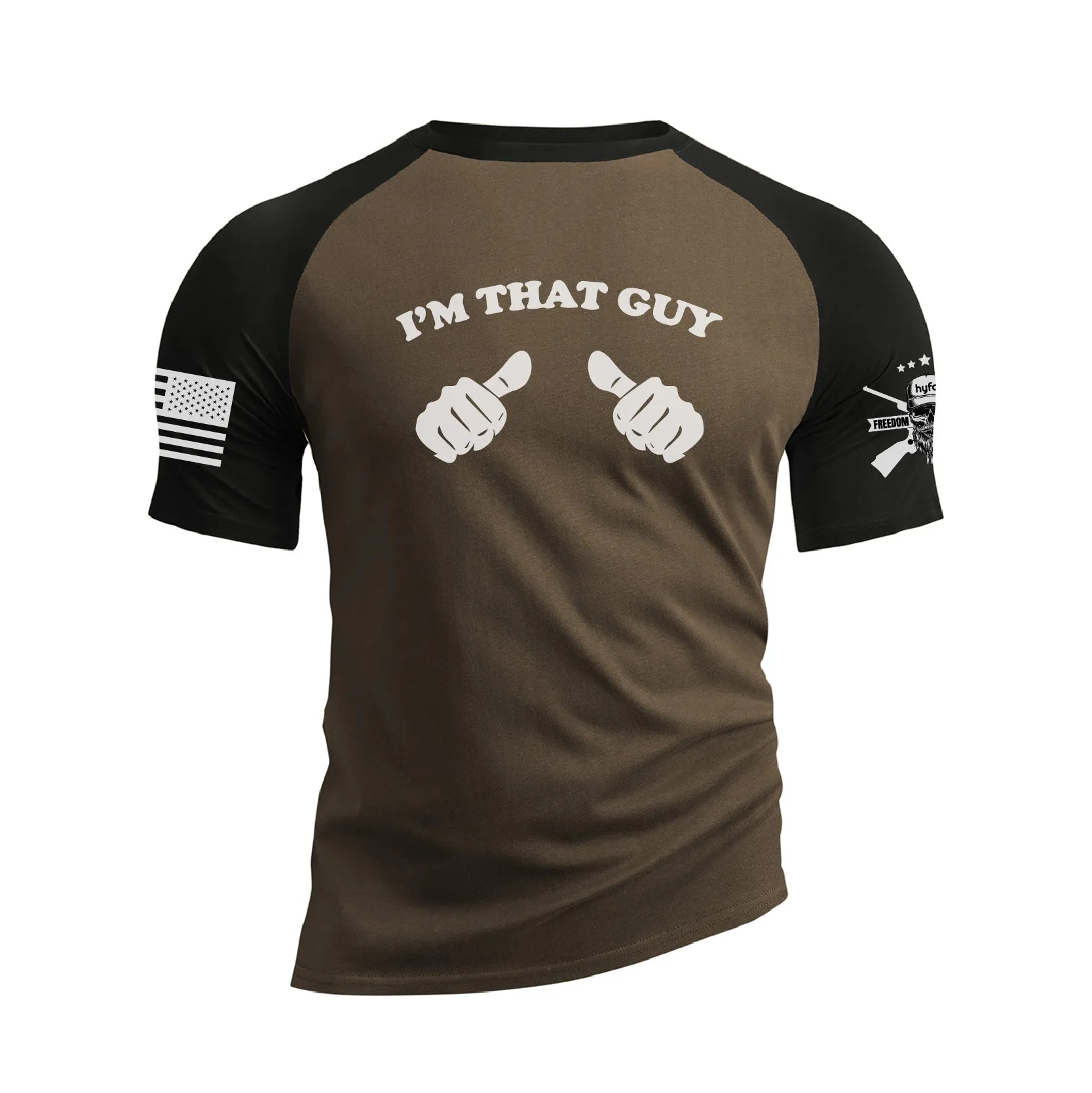 I'M THAT GUY RAGLAN GRAPHIC TEE