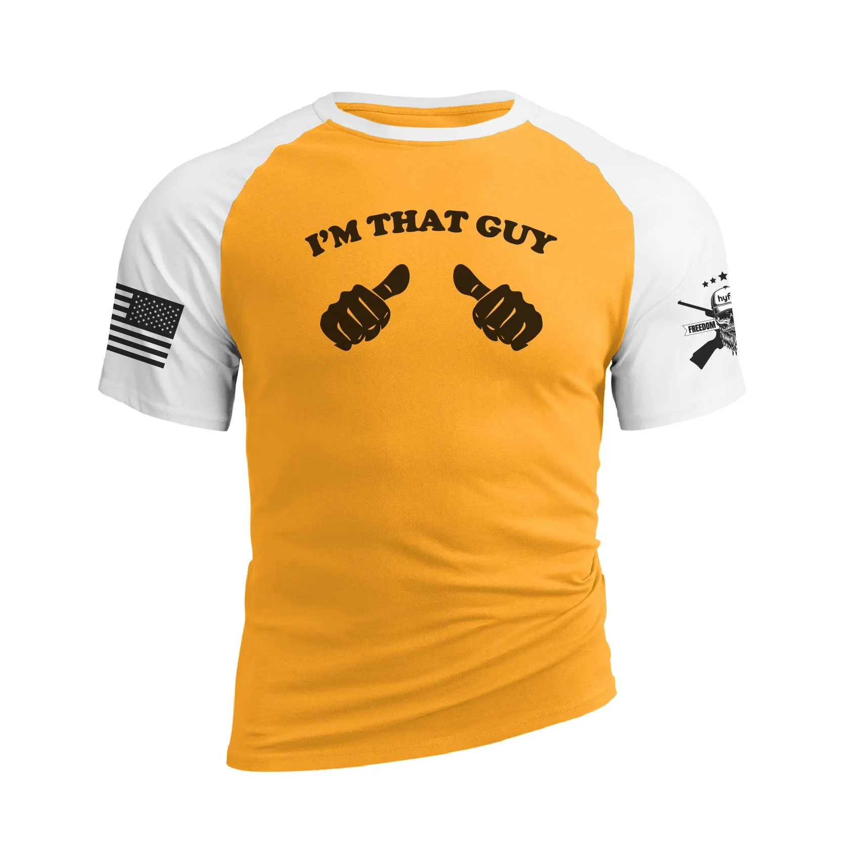 I'M THAT GUY RAGLAN GRAPHIC TEE