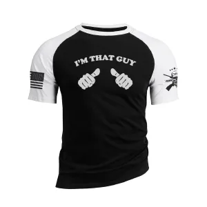 I'M THAT GUY RAGLAN GRAPHIC TEE