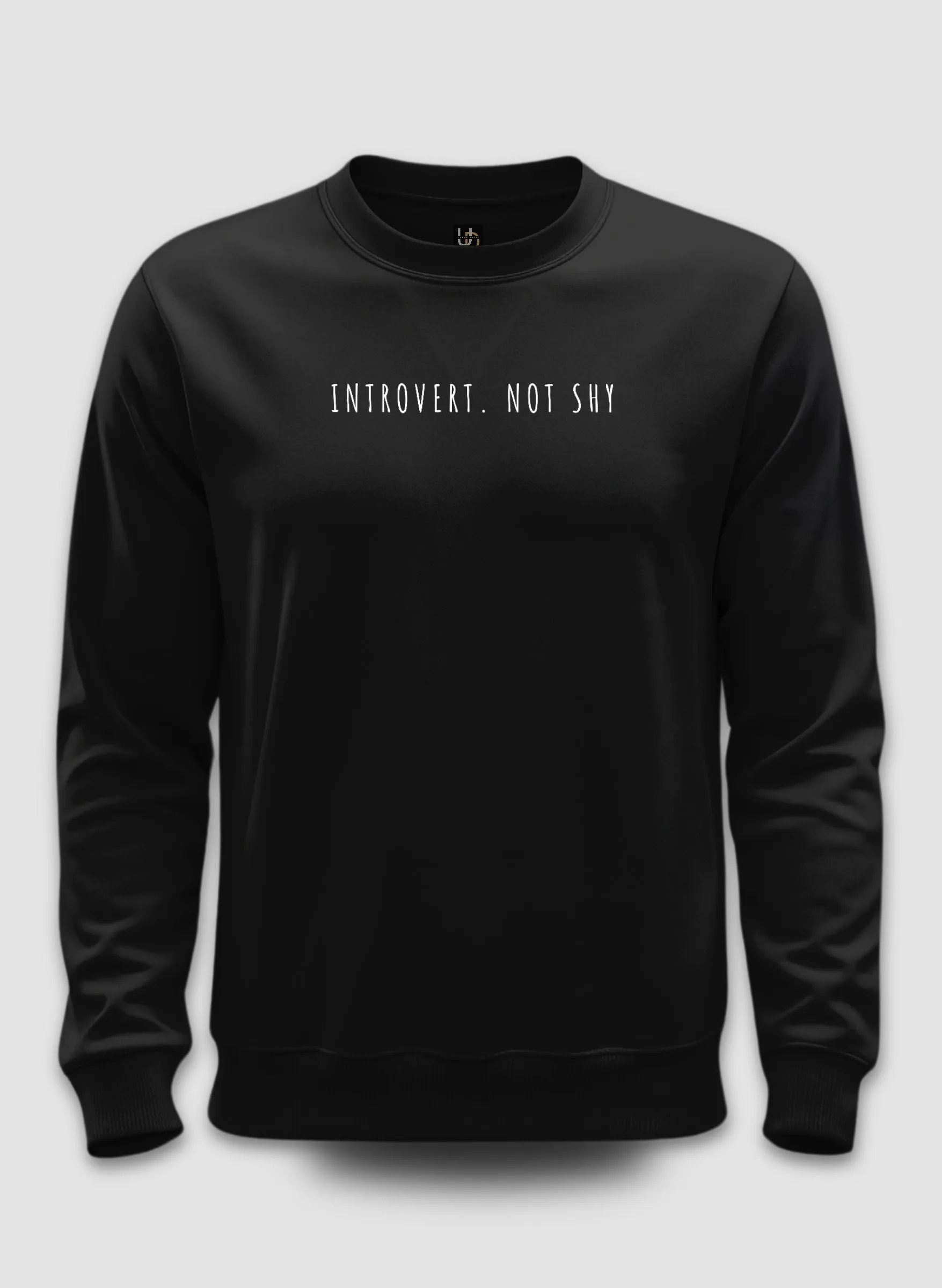 Introvert Black Sweatshirt