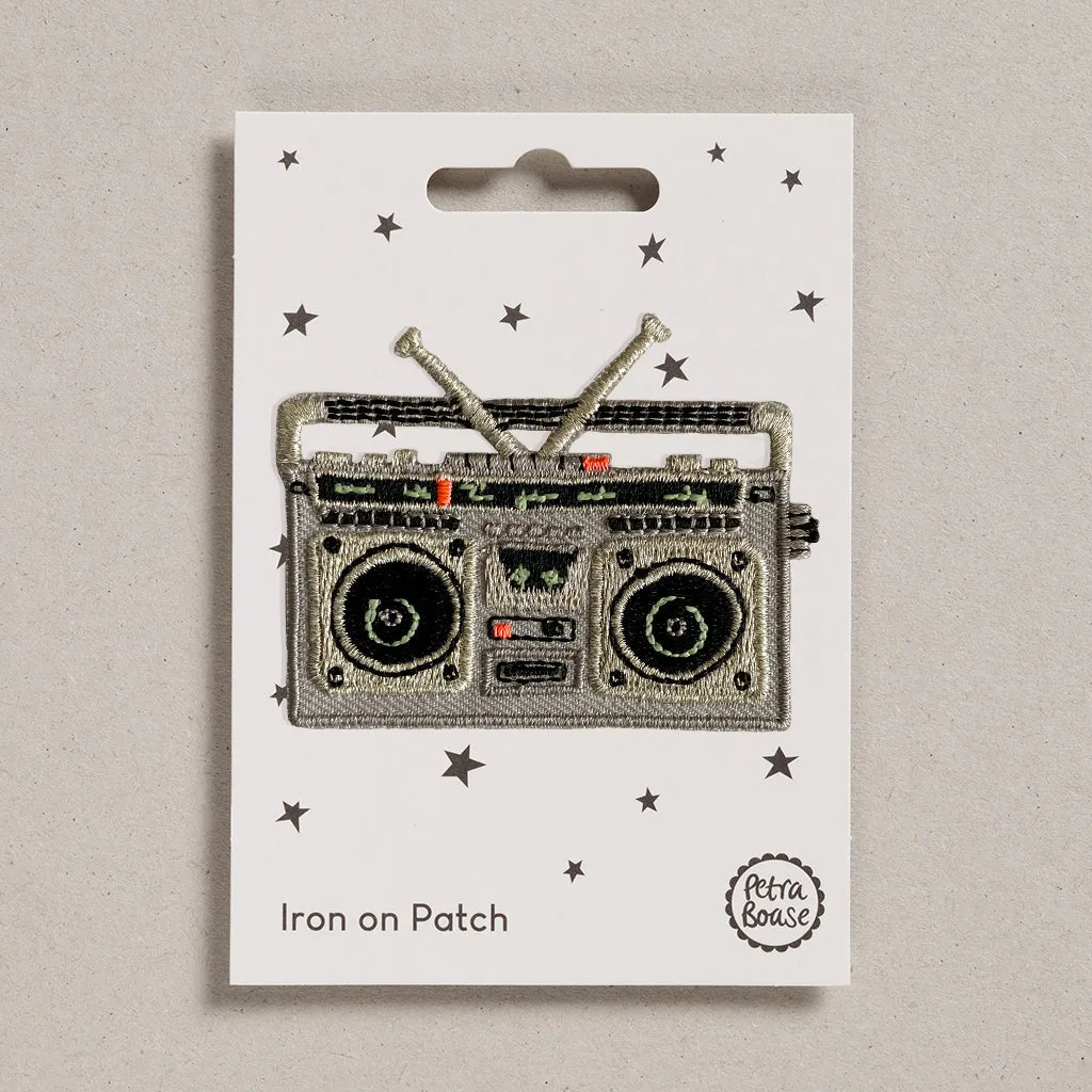 Iron On Patch - Boom Box