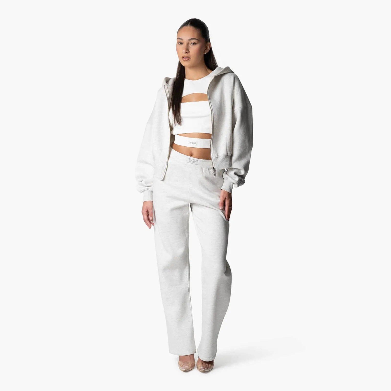 JADA PANTS | LIGHT GREY MELEE