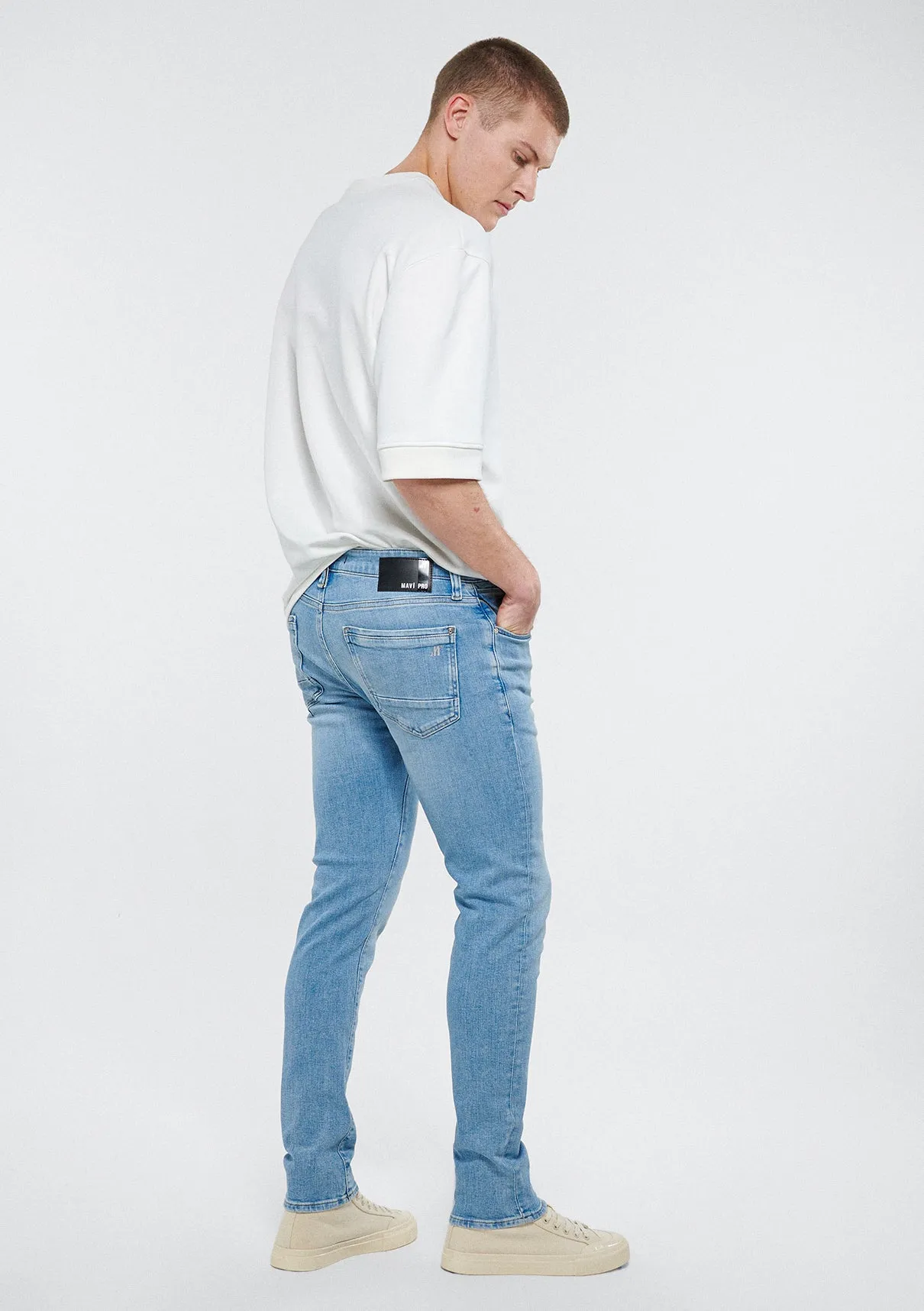 James Light Blue Black Pro Jean Pants