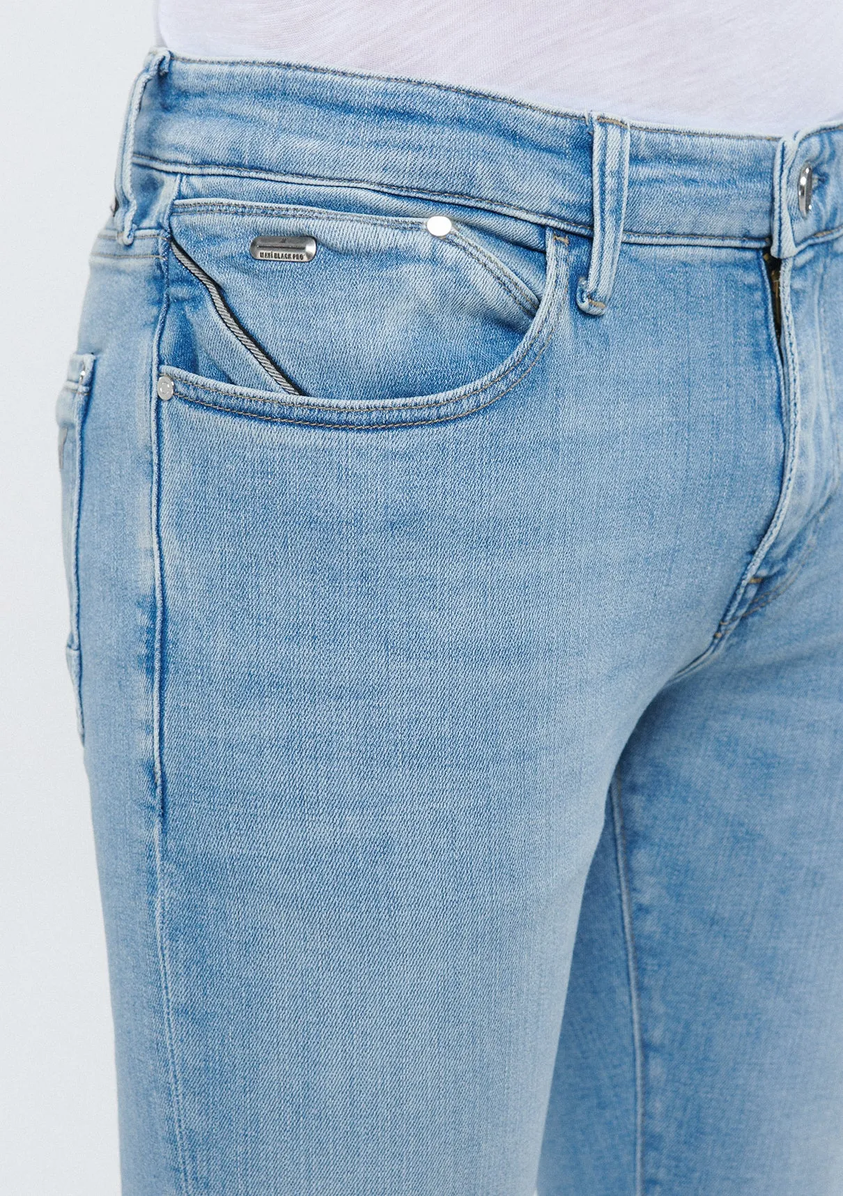 James Light Blue Black Pro Jean Pants