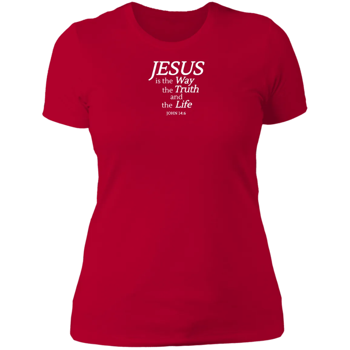 Jesus is the Way Women’s The Boyfriend Tee