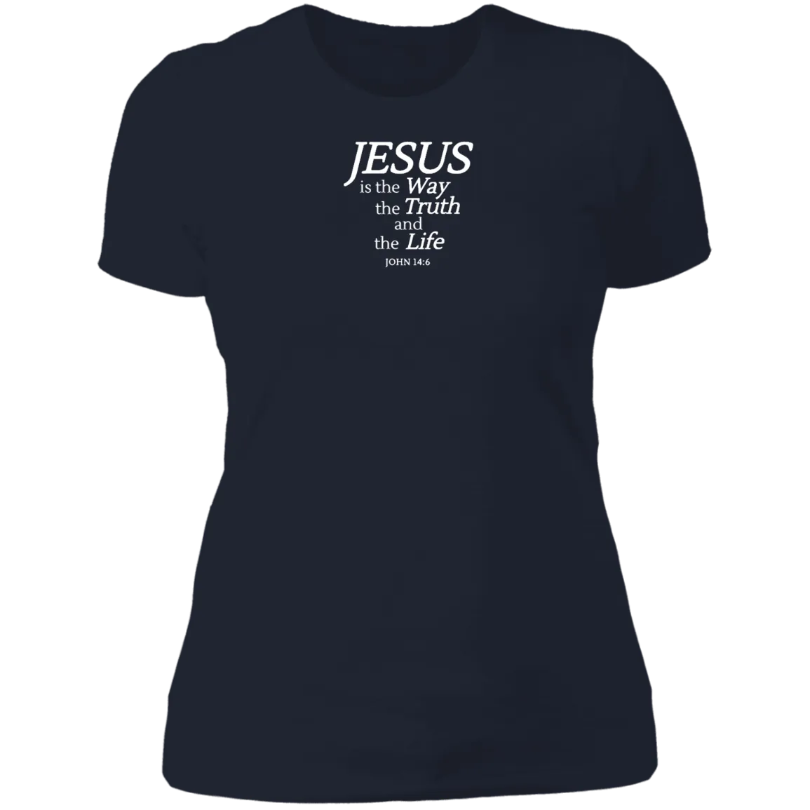 Jesus is the Way Women’s The Boyfriend Tee