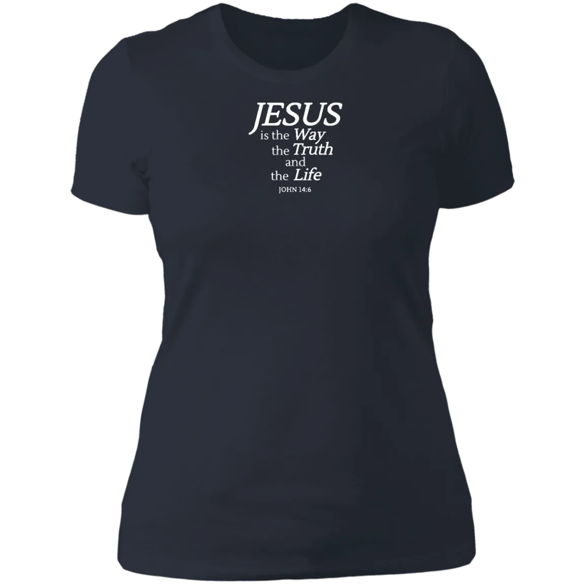 Jesus is the Way Women’s The Boyfriend Tee