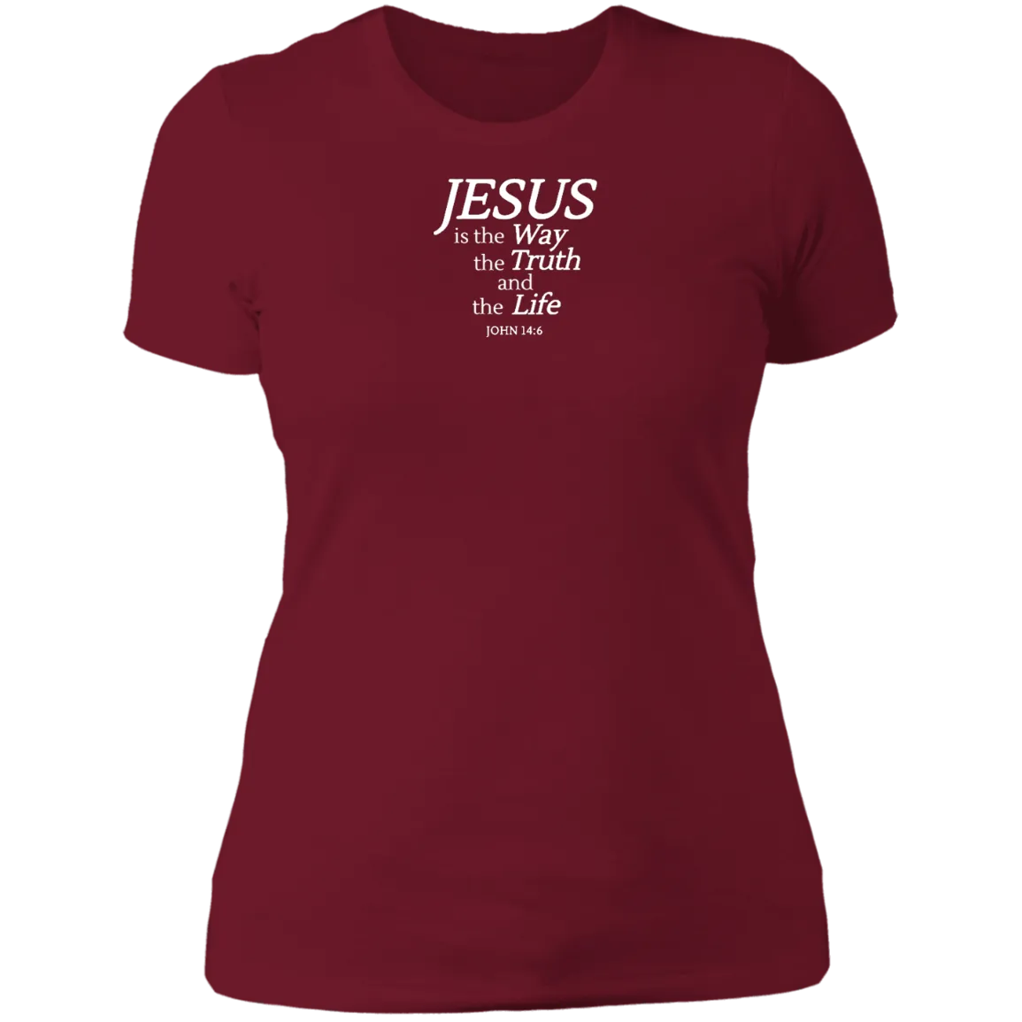 Jesus is the Way Women’s The Boyfriend Tee