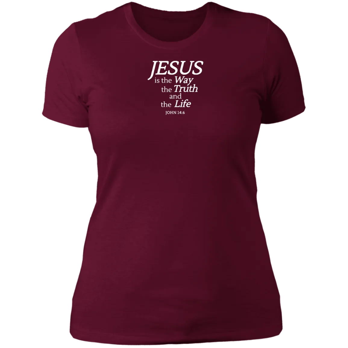 Jesus is the Way Women’s The Boyfriend Tee