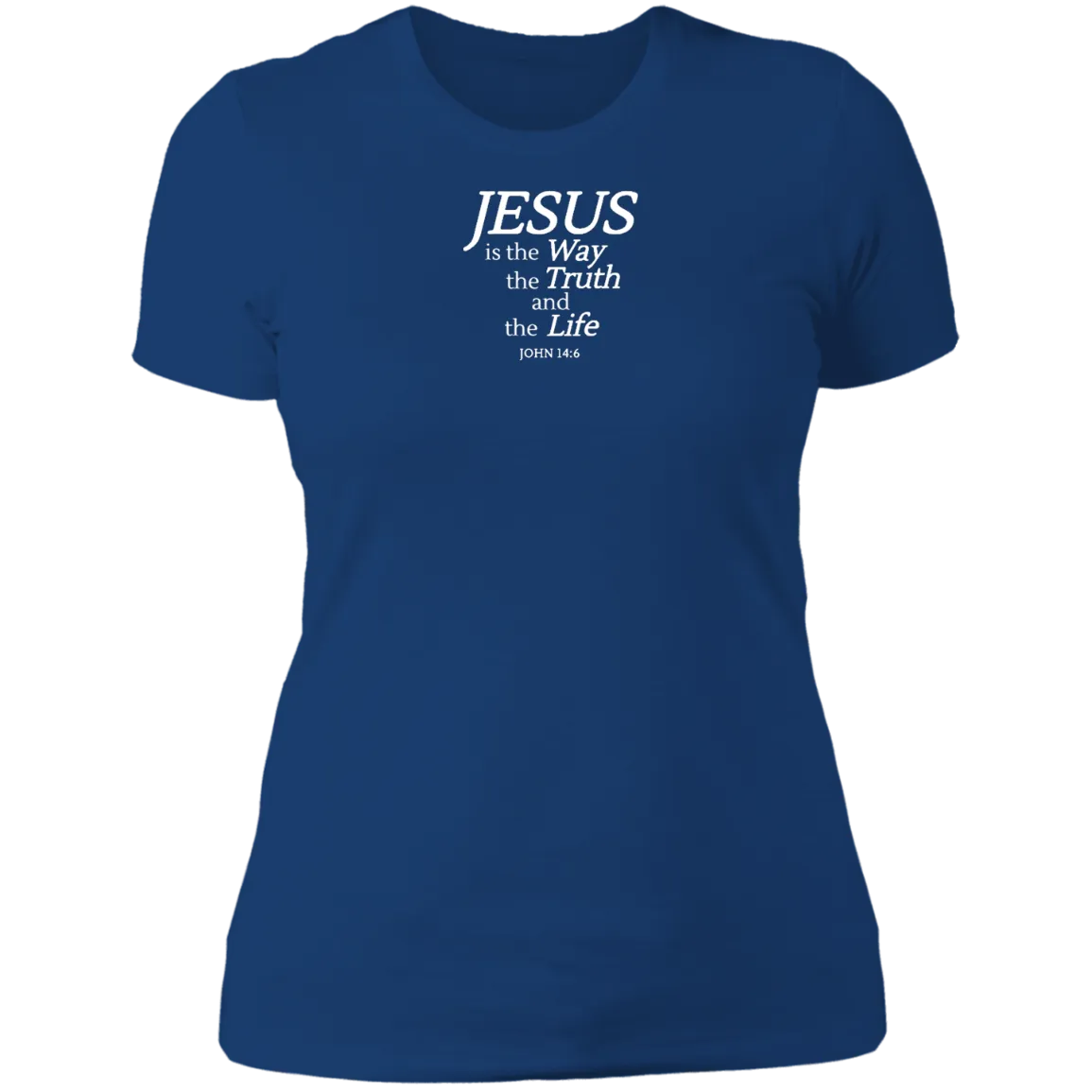 Jesus is the Way Women’s The Boyfriend Tee
