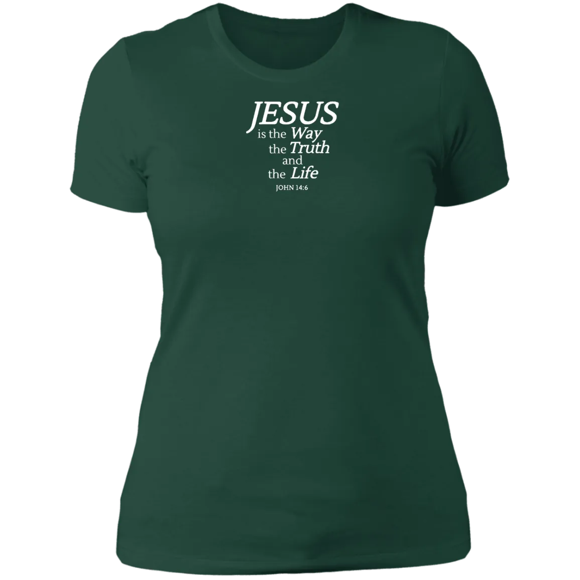Jesus is the Way Women’s The Boyfriend Tee
