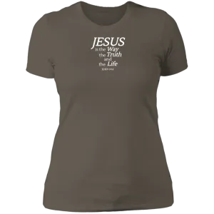 Jesus is the Way Women’s The Boyfriend Tee